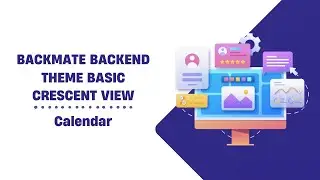Backmate Backend Theme Basic with Crescent View - Calendar Odoo
