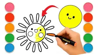 Let&rsquo;s Draw a Sun! ☀️ | Easy & Happy Art for Kids