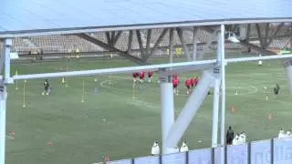 Athletic Bilbao, training session in Helsinki, part one, 29.8.