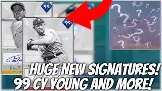 INSANE New Signature Cards Revealed! 99 Cy Young And MORE! MLB The Show 19 Diamond Dynasty