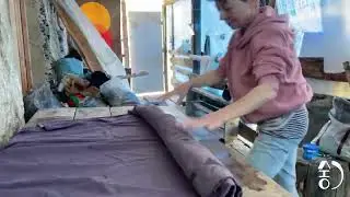 Caucasus Treasures: Wet Felting Art at Omalo Fortress | Traditional Handmade Wool Felt