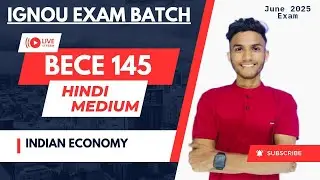 #62 BECE 145 | INDIAN ECONOMY | IMPORTANT QUESTIONS MARATHON IGNOU WALAY AAYUSH SIR