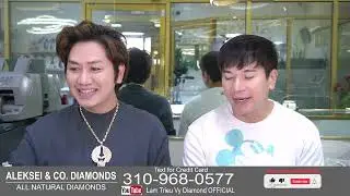 VLOG 182 Chu Nhat Memorial Day SALE 5/29 Bong tai GIA 5ly E VS excellent, nhan kim cuogn 3 carat