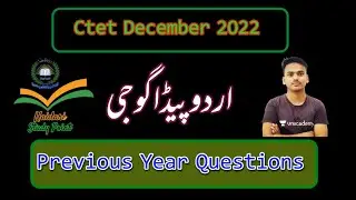 CTET Urdu Pedagogy Previous Year Questions | Urdu Pedagogy by M M Ali | @HaidariStudyPoint