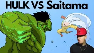 SHEEEESH!!! HULK VS. SAITAMA  - Taming The Beast (First Time Reaction!!)