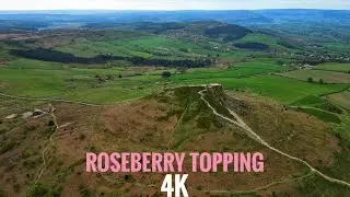 Roseberry Topping 4K drone