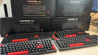 LOW COST ALERT  -   Lemokey X1, X3, X5 Mechanical Keyboard Review