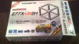 Gigabyte Z77X-UD5H Motherboard Unboxing