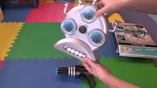 Hover Target Shooting Gallery Toy with Nerf-like gun