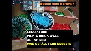 LEGO Store PICK a BRICK Wand - Alt Becher oder neue Kartons? Was finde ich besser? 🤔 LEGO HAUL