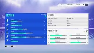 FIFA 19 PRO CLUBS CB BUILD ATTRIBUTES AND TRAITS!!!!