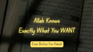 If This Desire Won&rsquo;t Leave Your Heart 💭 Allah Put It There