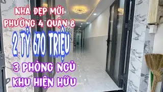 Bán nhà giá rẻ quận 8 phường 4 sổ riêng khu an ninh #0706696269 