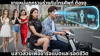 ชายหนุ่มถูกรวมร่างกับโทรศัพท์ ต้องจูบสาวสวยเพื่อชาร์จแบตและรอดชีวิต
