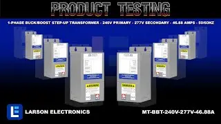 1-Phase Buck/Boost Step-Up Transformer - 240V Primary - 277V Secondary - 46.88 Amps - 50/60Hz