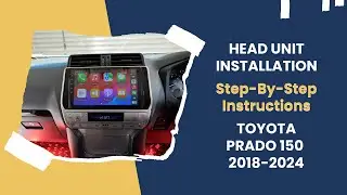Toyota Prado 150-series 2020 Android Auto | Apple Carplay ⭐ Head Unit Installation 2 Min Tutorial