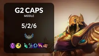 G2 Caps Azir vs Corki MIDDLE - EUW1 CHALLENGER Patch 14.14