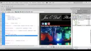 24 Positioning the Navigation Links Dreamweaver Web Design Project 1