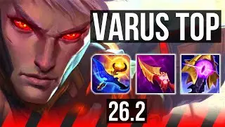 VARUS vs AATROX (TOP) | 50K damage | KR Master | 26.2