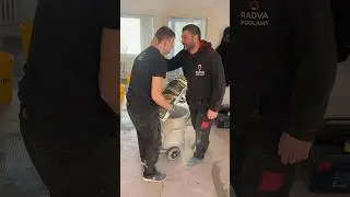 Prvn&iacute; den v pr&aacute;ci. Nepoř&aacute;dek na pracovi&scaron;ti. V&yacute;chovn&aacute; lekce. #radva #podlaha #podlahar #murexin