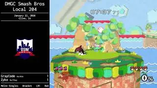 GrayCode vs Zyko &ndash; DMGC Smash Bros Local 204 &ndash; Losers Round 1