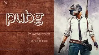 #pubg #pubgpainting  how to draw PUBG character step by step in watercolor, by KRISHNA PAUL