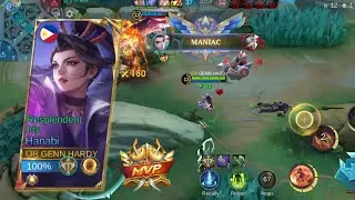 Maniac!! Marksman Hanabi❗Hanabi Best Build 2026 | Build Top 1 Global Hanabi - MLBB 2026 (Ep.13)