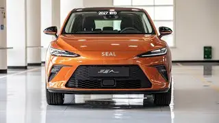 2027 BYD Seal Orange 🟠 Sed&atilde; El&eacute;trico Esportivo, Design Futurista e Alta Performance no Brasil