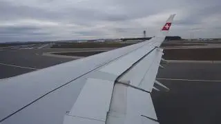 SWISS A321 Sharklets (HB-IOO) - Takeoff RWY29 in Vienna (VIE/LOWW)