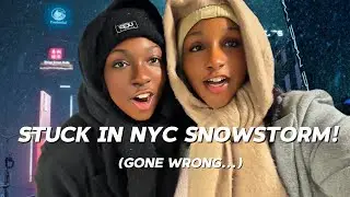 WINTER IN NYC VLOG ❄️🚕 | DESSERT HOPPING, WINDOW SHOPPING, STUCK IN A WINTER STORM, SISTER CHAOS  ✩˚