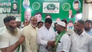 BRS Senior Leader Mohsin Jubilee Joins AIMIM with Massive Rally in Nizamabad