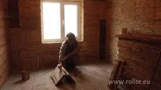 Natural insulation materials: reed board usage timelapse