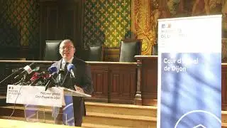 Affaire Gr&eacute;gory : Conf&eacute;rence de presse du procureur g&eacute;n&eacute;ral &agrave; la cour d'appel de Dijon