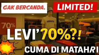 Levi's Diskon Gila-Gilaan di Matahari! 🔥 Sampai 70%!