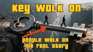 KEY THEY WALK ON is My life it stretched across a broken land like a bridge. my  real life.@story
