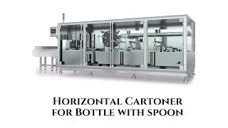 Horizontal Cartoning Machine for Bottle with Spoon