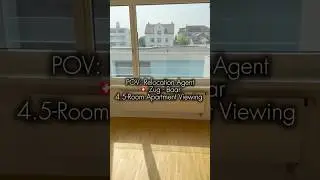 🇨🇭Baar (Canton Zug) 4.5-room Apartment Viewing #relocation #apartmentviewing