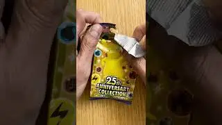 Opening Pok&eacute;mon Japanese 25th anniversary booster pack #pokemon