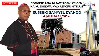 #LIVE ADHIMISHO LA MISA TAKATIFU KUWEKWA WAKFU NA KUSIMIKWA ASKOFU MTEULE KYANDO