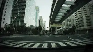 (HD) Morning drive in Tokyo 10 -早朝のゆりかもめ沿線ドライブ ２周目-