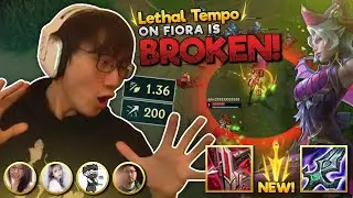 Lethal Tempo on Fiora is BROKEN!