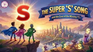 The Super 'S' Song! Learn Present Simple Grammar for Kids (He/She/It Plays!)