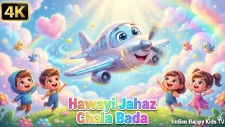 Aeroplane Song | Happy Animals & Rainbow Airport | indian Happy Kids TV | kids hindi 