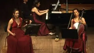 Second part: Francisco BRAGA, Trio for piano, violin and cello.