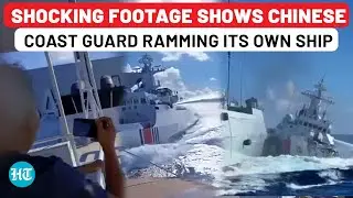 China&rsquo;s Navy Blunder Video: Xi's Coast Guard Collides With Own Vessel While Chasing Philippine Ship