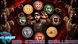 MR. BEAST RED CIRCLE CHALLENGE!!!!