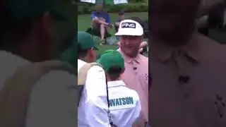Bubba Watson and Scottie Scheffler - hole in one - Par 3 Contest - 2023 Masters