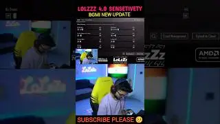 LoLzZz Gaming New update Sensitivity Leak 🔥 PUBG Mobile & BGMI Best Sensitivity Settings 💥 #shorts