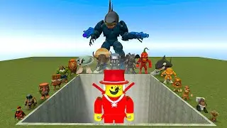 AI Brainrot Memes vs Sammy From Roblox Bosses in Giant Pit &ndash; Gmod Chaos