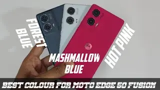 Moto Edge 50 Fusion Unboxing All Colours